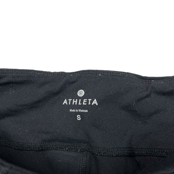 Athleta Plie Tight Mid Rise Full Length Leggings Black Gray Small - Picture 6 of 8